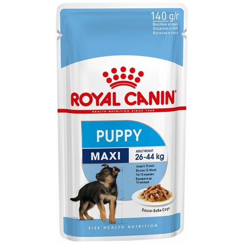 Royal Canin hrana za pse maxi puppy - sosić 10x140g Slike