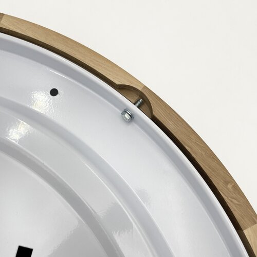 Brilagi LED plafonsko svetlo CARVALHO MODERN SLIM 3xE27/60W/230V, prečnik 47,5 cm, hrast Slike