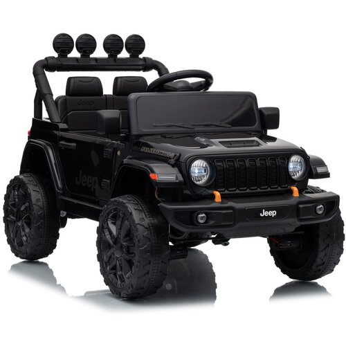 Jeep Rubicon DK-JWR558 24V Black Battery-Powered Vehicle Slike