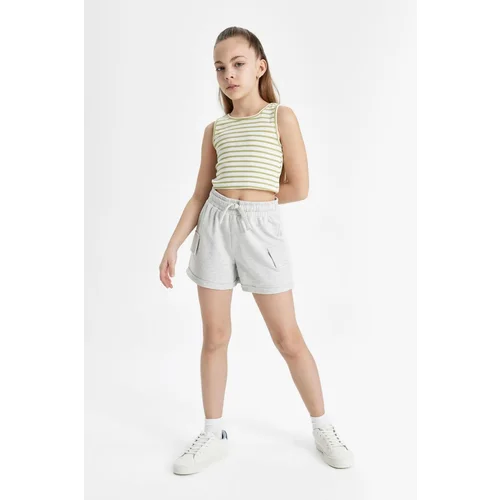 Defacto Girl Cargo Pocket Shorts