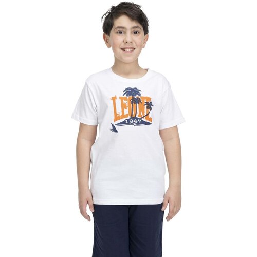 Leone 1947 Majice s kratkimi rokavi Boy T-Shirt + Bermuda Beach Bela Cene