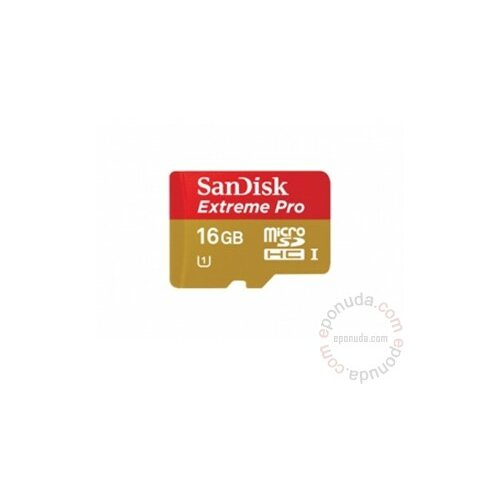 Sandisk SDHC 16GB Micro ExtremePro 95mb/s memorijska kartica Slike