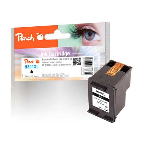 Peach ČRNILO HP 301XL CH563EE 14ml BLACK 314231, (20388745) Slike