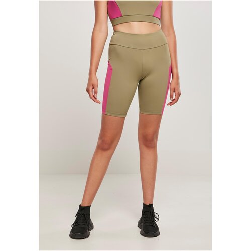 UC Ladies Women&amp;#039;s Color Block Cycle Khaki/Light Purple Shorts Slike