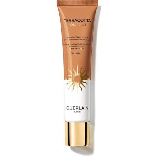 Guerlain Terracotta Joli Teint Protecting Tinted Moisturizer posvetlitveni tekoči puder za naraven videz SPF 20 odtenek 40 Amber 30 ml Cene