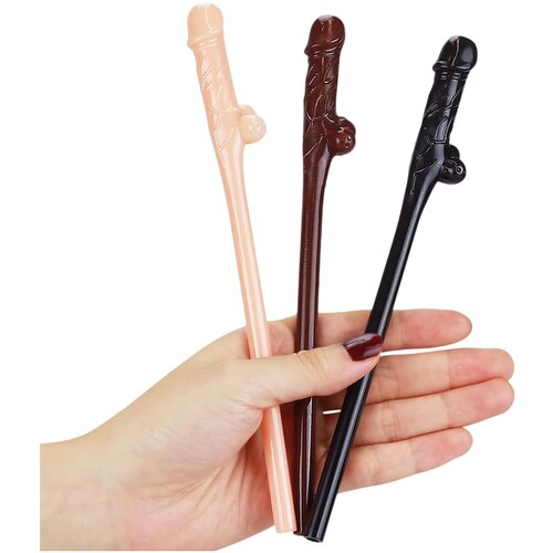 Lovetoy - realistična slamka za penis (prirodno-smeđa-crna) Cene