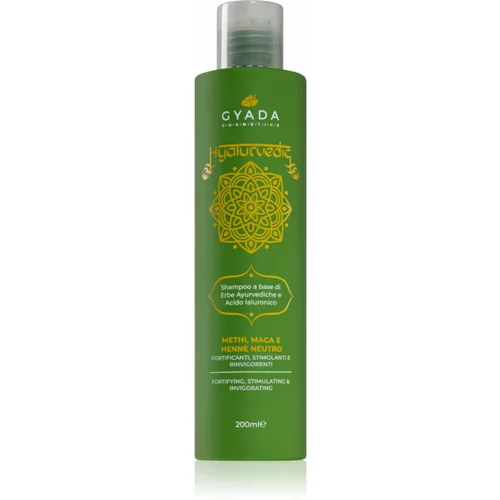 GYADA Cosmetics Hyalurvedic stimulativni i osvježavajući šampon s hijaluronskom kiselinom 200 ml