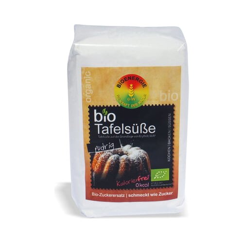 Bioenergie organsko namizno sladilo - erythrit fin prah bio - 450 g celulozna vrečka Cene