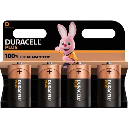 Duracell Plus-D K4 mono (D)-baterija alkalno-manganov 1.5 V 4 kos, (20638267) Cene