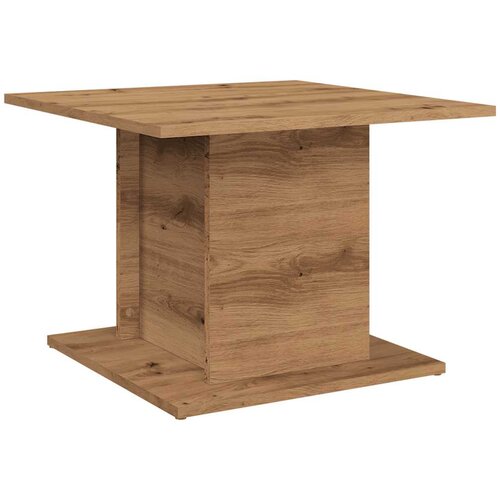 Maison Chic Klubska mizica - kavna mizica - Nizka mizica artisan hrast 55,5x55,5x40 cm inženirski les, (21754684) Slike