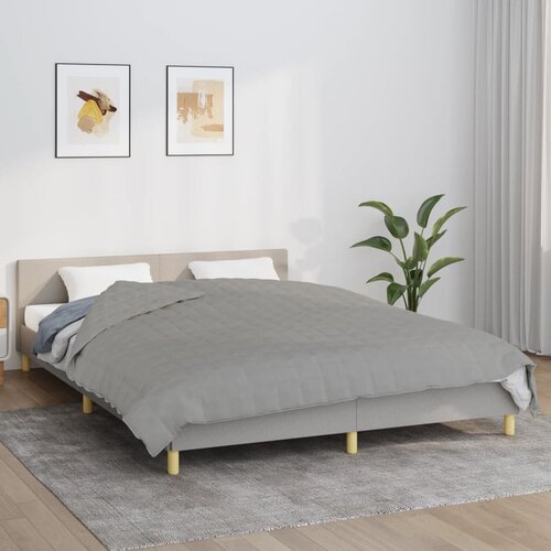 VidaXL Te&amp;scaron;ka deka siva 200x220 cm 13 kg od tkanine Slike