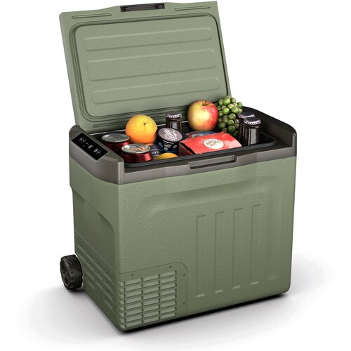 Klarstein PolarForce 40L kompresorski prenosni hladilnik | LCD-plošča | osvetlitev | off-road | zaščita akumulatorja | 12V/230V Cene