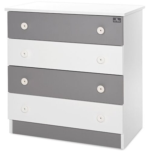 Lorelli dresser new dječja komoda white/stone grey Cene