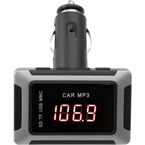 Sal FM modulator sa daljinskim, 12V/24V, USB - FMT 100, Sivi Cijene