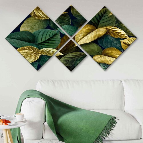 Wallity slika 4MDF587687, 60x115 cm, 4 dela Cene