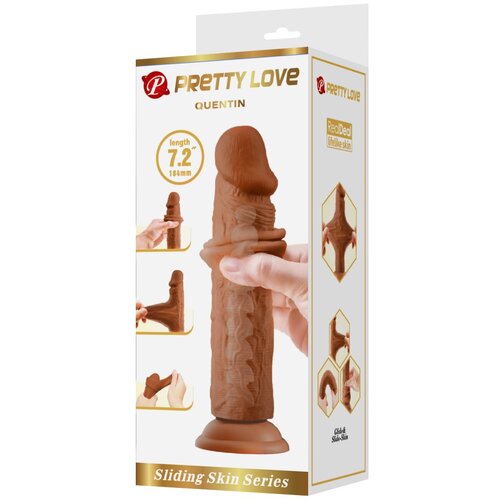 Pretty Love 2025 Dildo Pretty Love Quentin Brown 18,4 Cm Slike