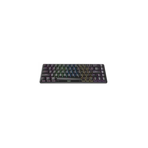  Tastatura gaming RAMPAGE REBEL black, Mechanical, Low Profile, blue switch, US Layout, Rainbow Slike