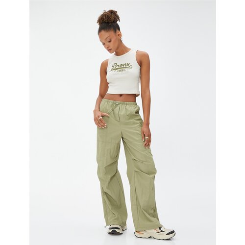 Koton Parachute Pants with Elastic Waist and Legs with Stopper. Slike