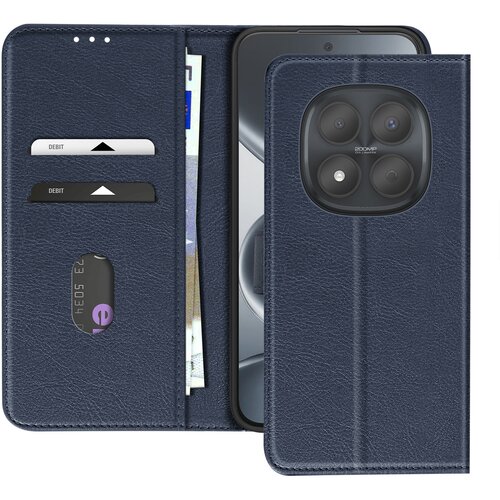 AVIZAR Denarnica etui za Redmi Note 15 Pro 5G Chesterfield z zrnatim vzorcem in funkcijo stojala, Modra noč, (5000190616) Cene