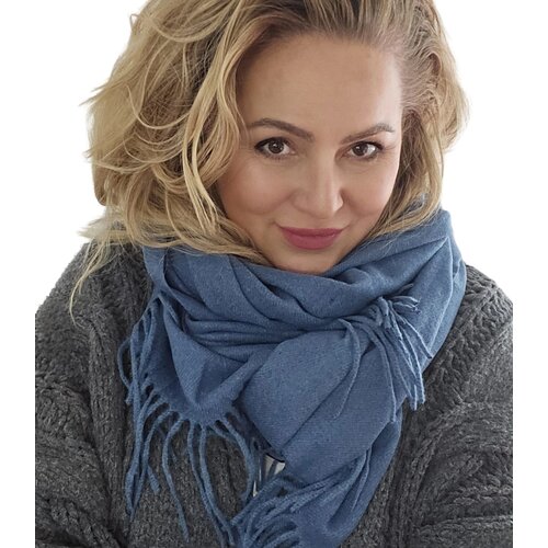 Pri Scarf Thick scarf tassels single color warm soft 200x70 cm Cijene