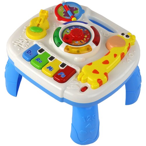 Lean Toys izobraževalna interaktivna miza 2v1 tabla za malčke žirafa Slike