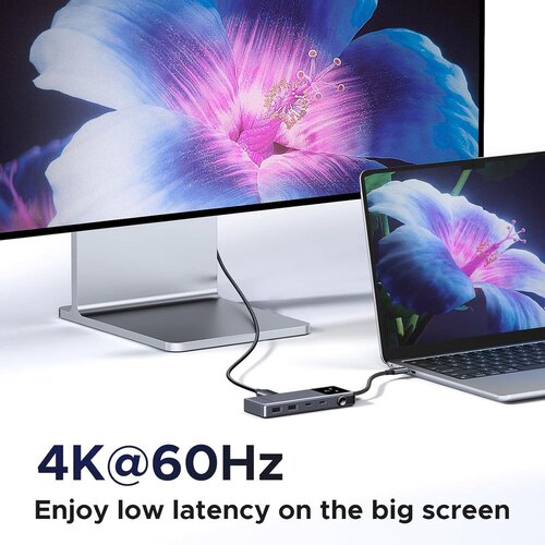 Ugreen Uno 6v1 USB-C hub s 10Gbps USB-C i USB-A te 4K@60Hz HDMI izlazi Slike