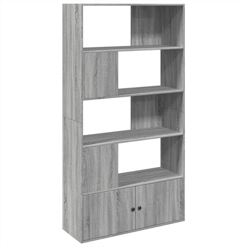 VidaXL Knjižna omara siva sonoma 100x36x189 cm inženirski les, (21326726) Slike