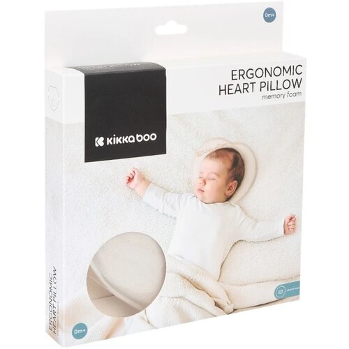 Kikka Boo Ergonomski jastuk za bebe Heart Airknit White Slike