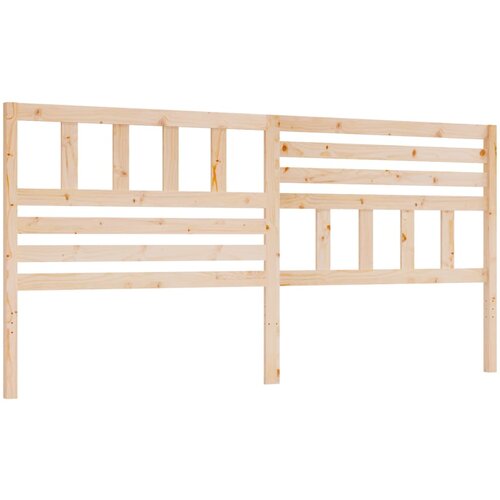 Maison Chic posteljno vzglavje - vzglavna omarica - nočna omarica 206x4x100 cm trdna borovina, (21704418) Slike
