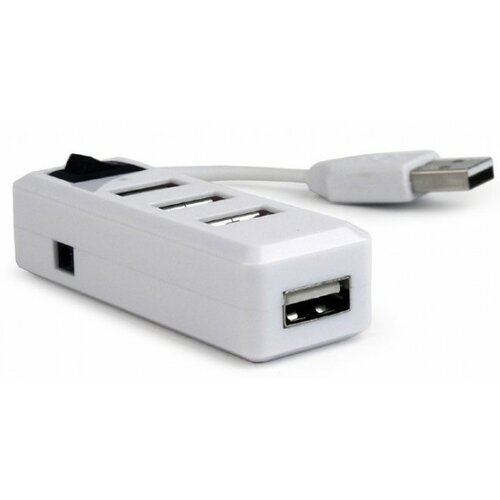 Gembird UHB-U2P4-21 USB2.0 4-port HUB, sa prekidacem, white Cene