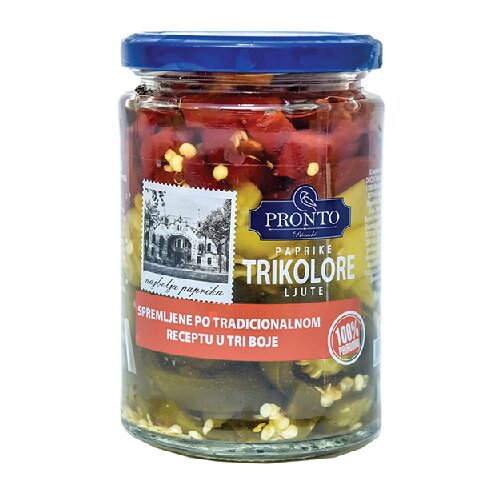 Pronto Ljute paprike Tricolore, 370ml Cene