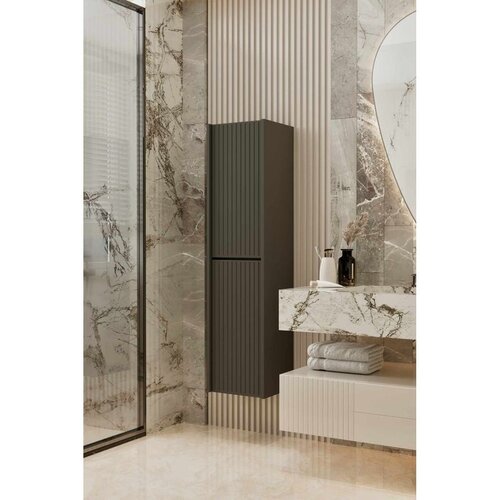 Hanah home ormarić za kupatilo Capella, 34 cm, sivi Cene
