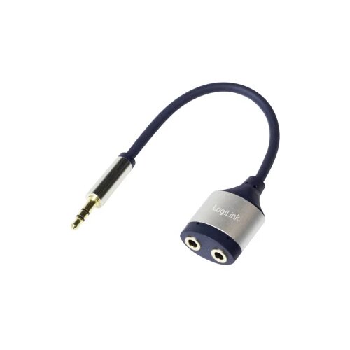 Logilink CA1100 utičnica audio adapter [1x 3,5 mm banana utikač - 2x priključna doza za 3,5 mm banana utikač] crna Cijene