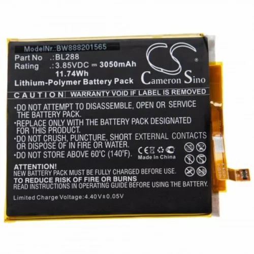 VHBW Baterija za Lenovo Zuk Z5, 3050 mAh