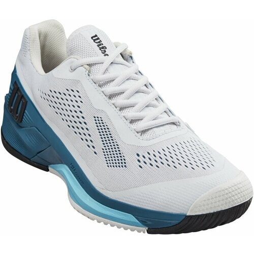 Wilson Rush Pro 4.0 Mens Tennis Shoe White/Blue Coral/Blue Alton 43 1/3 Slike