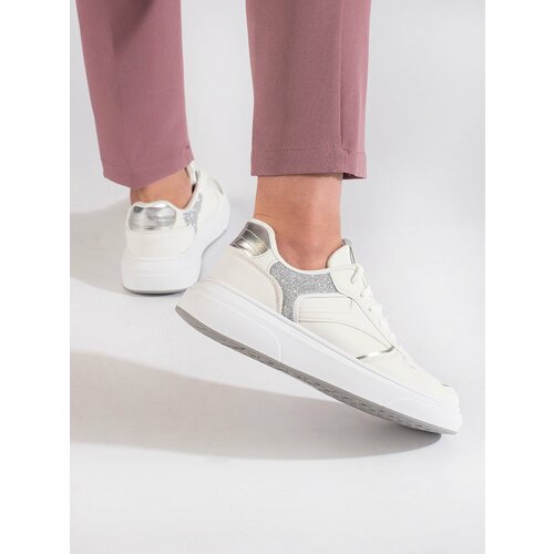 Shelvt Women's sneakers white Slike