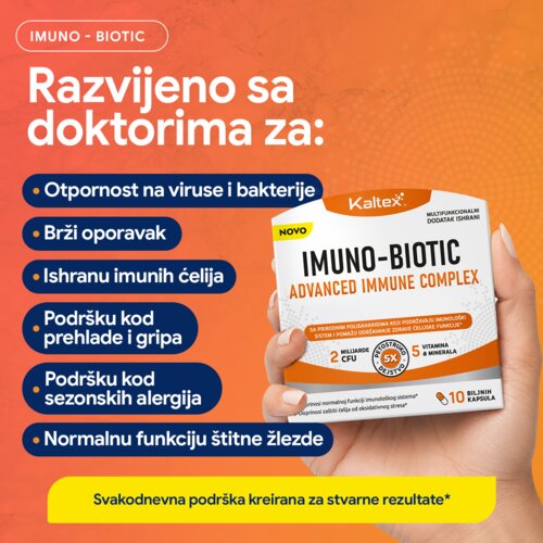 Kaltex Imuno-Biotic &amp;ndash; Probiotik za imunitet i zdravlje crevne mikrobiote Slike
