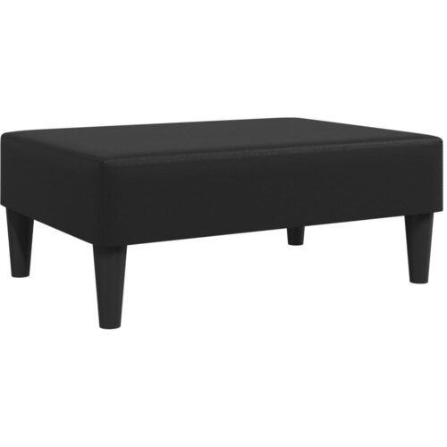 vidaXL Stolček za noge črn 77x55x31 cm umetno usnje, (21082613) Cene