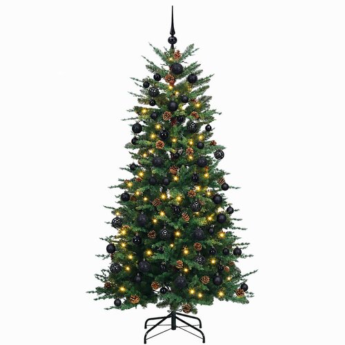  Umjetno božićno drvce s kuglicom 180 cm 300 LED lampica Slike