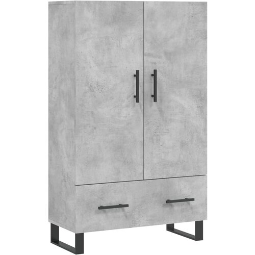Maison Chic Visoka omara - Komoda - Predalnik betonsko siva 69,5x31x115 cm inženirski les, (21722753) Slike