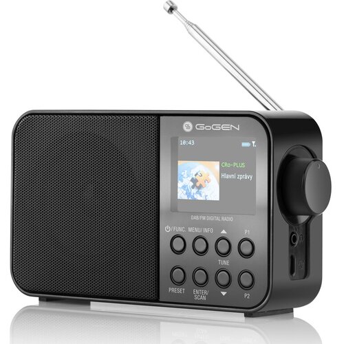 Gogen DAB 500 BTC prijenosni DAB+/FM radio s Bluetoothom, crni Cijene