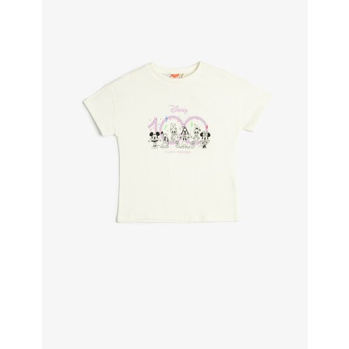 Koton Disney 100th Anniversary Custom T-Shirt Printed Licensed Short Sleeve Cene