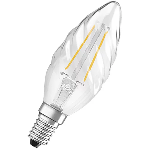 Classic lED žarulja (4 W, E14, Topla bijela, Prozirno, Okrenuto)
