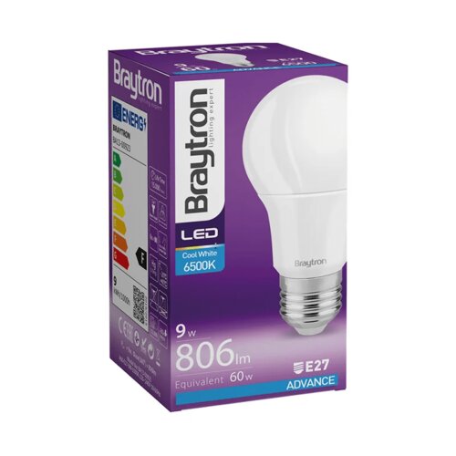 Braytron bry-led 9W-E27-6500K sijalica 6500K 9W E27 Slike