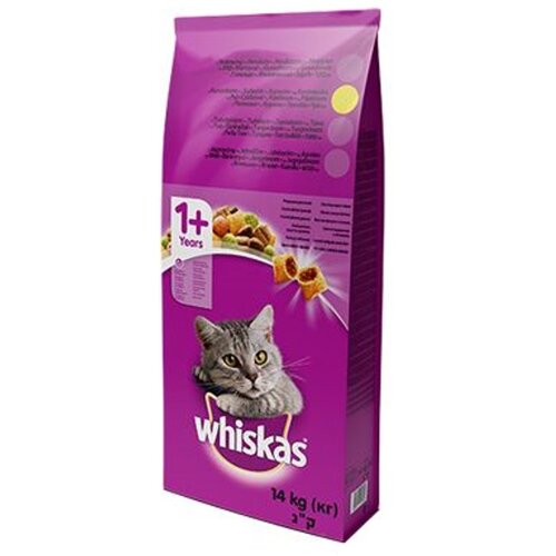 Whiskas Suva hrana za odrasle mačke sa ukusom tunjevine, 14 kg Slike