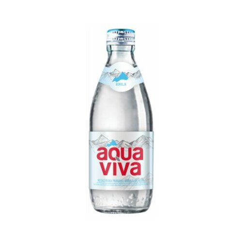 Aqua Viva mineralna negazirana voda 250ml staklo Slike