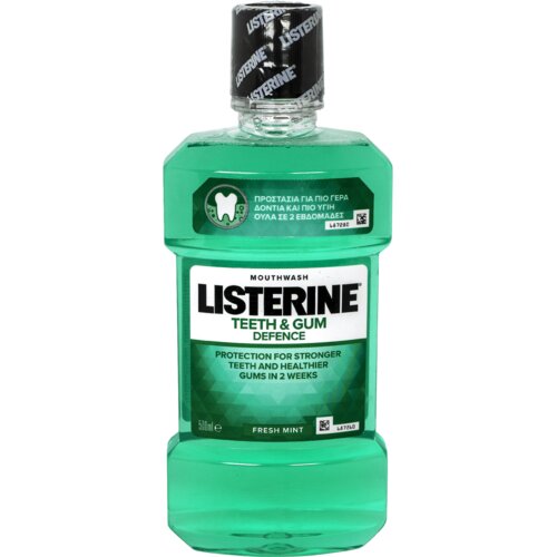 Listerine Vodica za ispiranje usta Teeth & Gum Defence Fresh Mint 500 ml Cijene