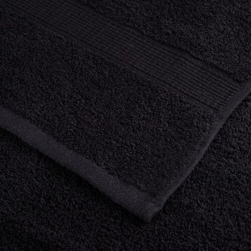  6-dijelni vrhunski set ručnika SOLUND crni 600 gsm Slike