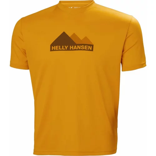 Helly Hansen Moška pohodna kratka majica MAJICA M HH TECH GRAPHIC Oranžna
