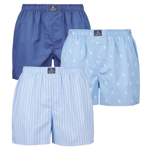 Polo Ralph Lauren OPEN BOXER-3 PACK-BOXER Plava Slike